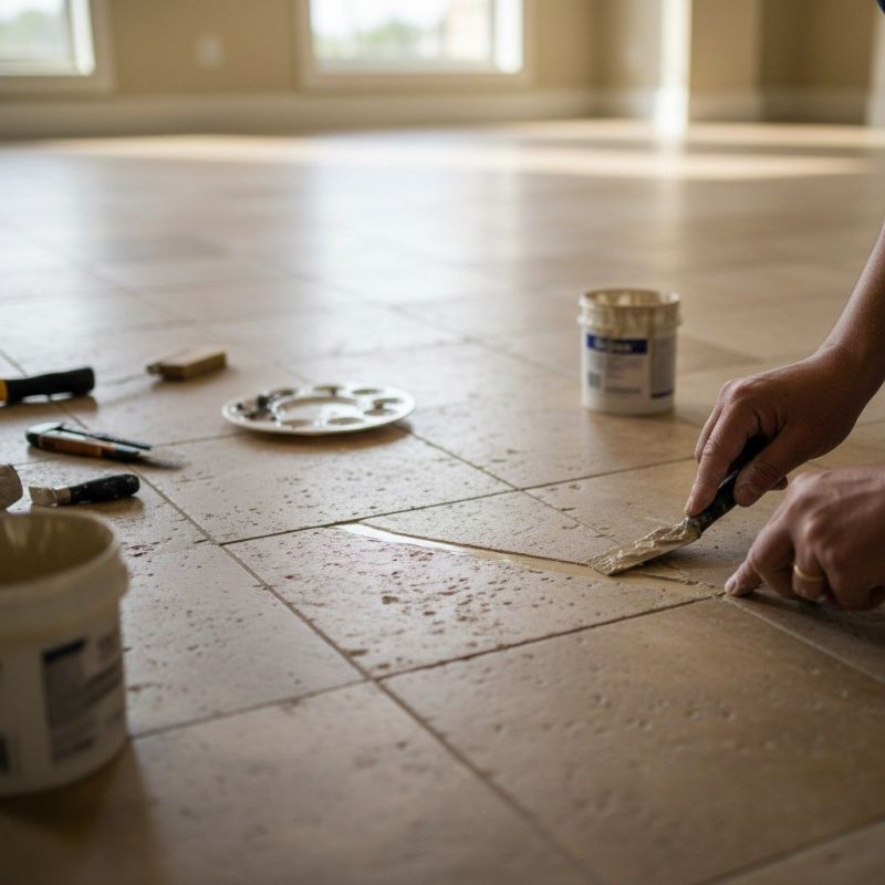 Flagstone Grout Repair